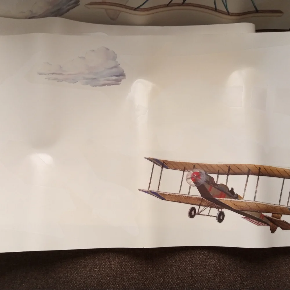 Wall decals - vintage planes